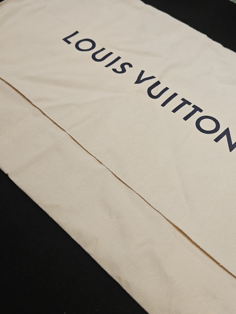 Authentic Louis Vuitton Fabric Dust Bag Envelope Flap Style 21 3/4"x13.5"